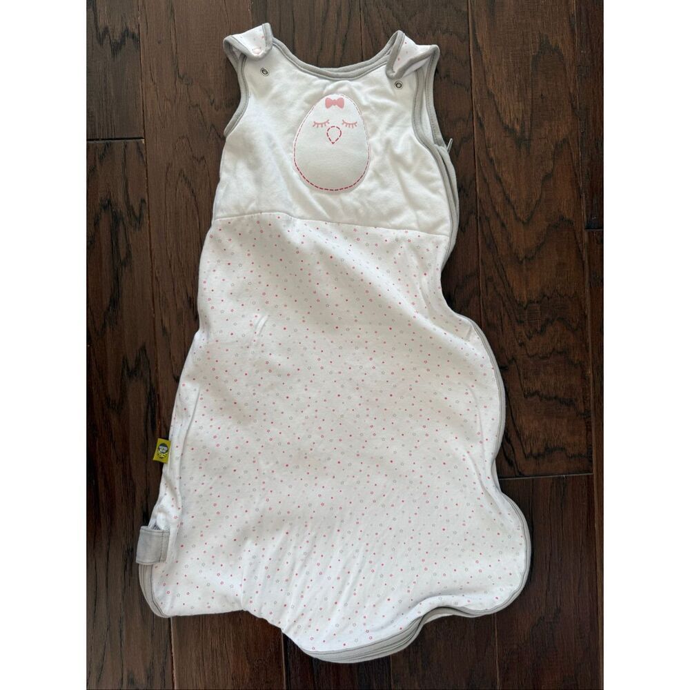 Nested Bean Zen Sack Classic Medium 6-15 months pink white